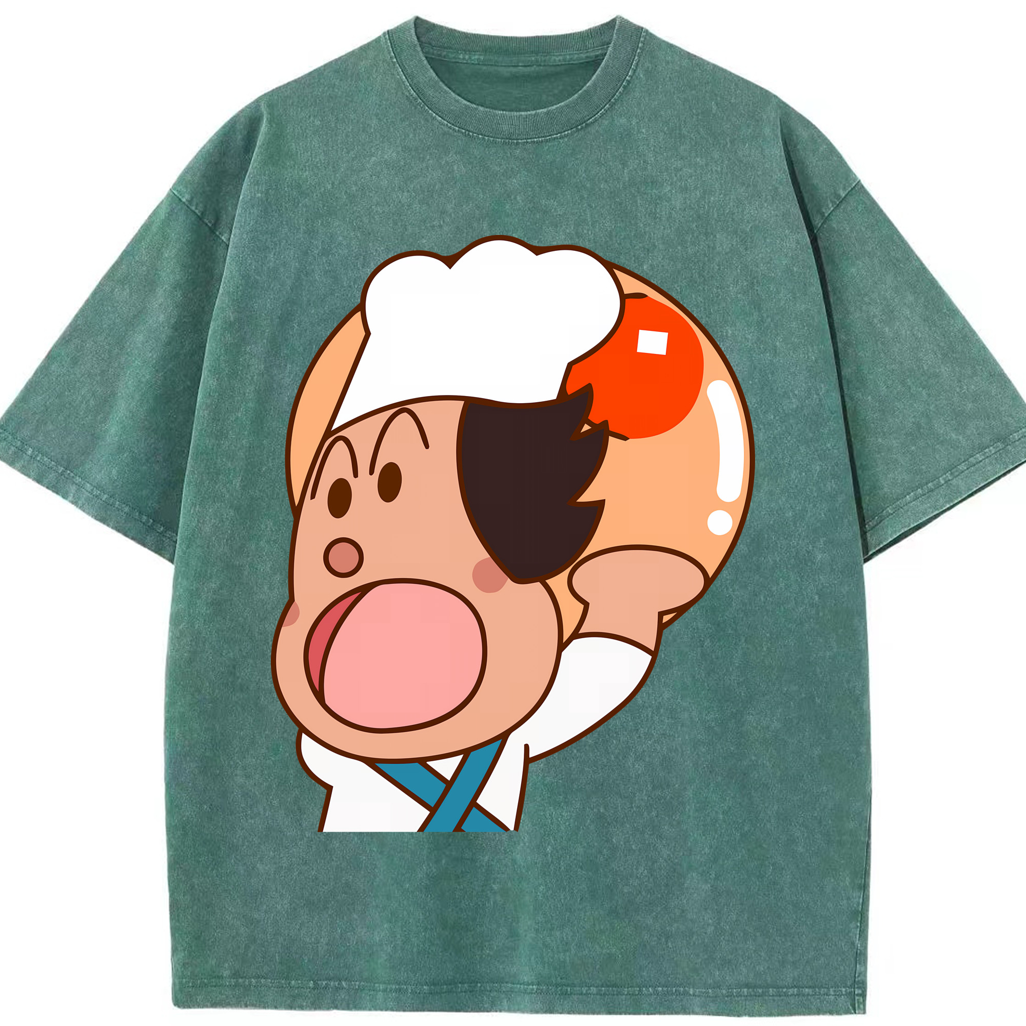 （画像用） アンパンマン Anpanman 綿100% ヴィンテージ風 半袖Tシャツ（フロントプリント）